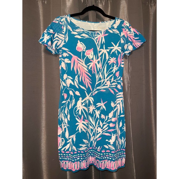 Lilly Pulitzer Dress Marah "Tidal Wave It's Prime Time" Size XS
